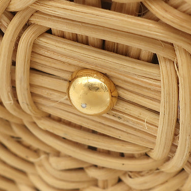 グッチ GUCCI ホースビット 1955 バケットバッグ 649852 ベージュ×ブラック レザー ウイッカー ハンドバッグ ゴールド金具 カゴバッグ