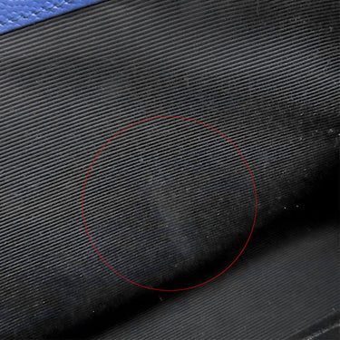 サンローラン SAINT LAURENT ケイト ミディアム 364021 ブルー レザー ショルダーバッグ ゴールド金具 Kate 青 YSL チェーンショルダー