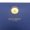 サンローラン SAINT LAURENT ケイト ミディアム 364021 ブルー レザー ショルダーバッグ ゴールド金具 Kate 青 YSL チェーンショルダー