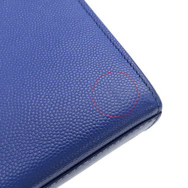 サンローラン SAINT LAURENT ケイト ミディアム 364021 ブルー レザー ショルダーバッグ ゴールド金具 Kate 青 YSL チェーンショルダー