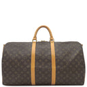 ルイヴィトン LOUIS VUITTON キーポル バンドリエール 55 M41414 モノグラム モノグラムキャンバス ボストンバッグ ゴールド金具 茶 ネームタグ/ポワニエ/鍵/パドロック欠品