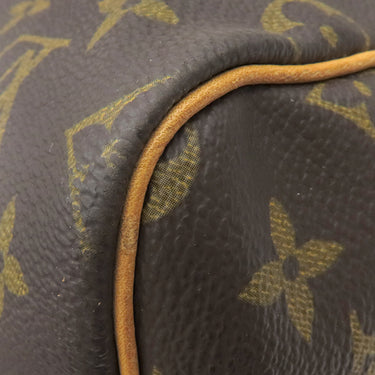 ルイヴィトン LOUIS VUITTON キーポル バンドリエール 55 M41414 モノグラム モノグラムキャンバス ボストンバッグ ゴールド金具 茶 ネームタグ/ポワニエ/鍵/パドロック欠品