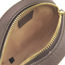 グッチ GUCCI オフィディア ミニ ラウンド 550618 ベージュ×エボニー GGスプリームキャンバス ショルダーバッグ ゴールド金具 チェーンショルダー