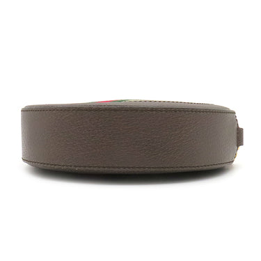 グッチ GUCCI オフィディア ミニ ラウンド 550618 ベージュ×エボニー GGスプリームキャンバス ショルダーバッグ ゴールド金具 チェーンショルダー