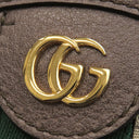 グッチ GUCCI オフィディア ミニ ラウンド 550618 ベージュ×エボニー GGスプリームキャンバス ショルダーバッグ ゴールド金具 チェーンショルダー