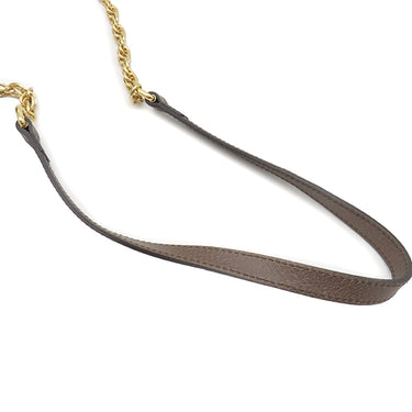 グッチ GUCCI オフィディア ミニ ラウンド 550618 ベージュ×エボニー GGスプリームキャンバス ショルダーバッグ ゴールド金具 チェーンショルダー