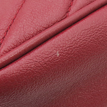 グッチ GUCCI GGマーモント チェーンショルダー 550155 レッド レザー ショルダーバッグ ヴィンテージ金具 赤