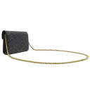 グッチ GUCCI GGマーモント キルティング 474575 ブラック レザー チェーンウォレット ヴィンテージ金具 黒 チェーンショルダー