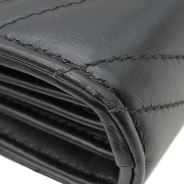 グッチ GUCCI GGマーモント キルティング 474575 ブラック レザー チェーンウォレット ヴィンテージ金具 黒 チェーンショルダー