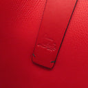 クリスチャンルブタン Christian Louboutin カバタ E/W ミニ 1205054CM53 ブラック×レッド カーフ 2WAYバッグ シルバー金具 黒 赤 ショルダー トート