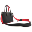 クリスチャンルブタン Christian Louboutin カバタ E/W ミニ 1205054CM53 ブラック×レッド カーフ 2WAYバッグ シルバー金具 黒 赤 ショルダー トート