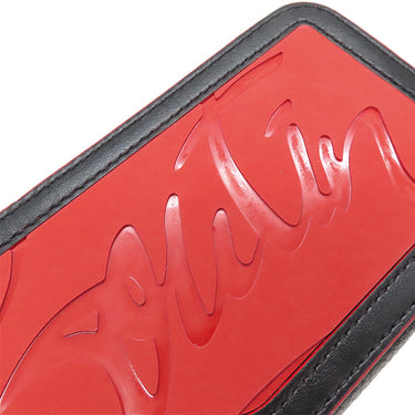 クリスチャンルブタン Christian Louboutin カバタ E/W ミニ 1205054CM53 ブラック×レッド カーフ 2WAYバッグ シルバー金具 黒 赤 ショルダー トート