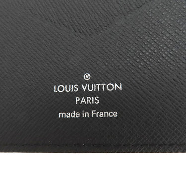 ルイヴィトン LOUIS VUITTON ポルトフォイユ パンス M62480 モノグラムエクリプス モノグラムエクリプスキャンバス 二つ折り財布 シルバー金具 黒 グレー 札入れ マネークリップ