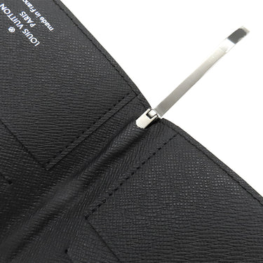ルイヴィトン LOUIS VUITTON ポルトフォイユ パンス M62480 モノグラムエクリプス モノグラムエクリプスキャンバス 二つ折り財布 シルバー金具 黒 グレー 札入れ マネークリップ