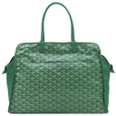 ゴヤール GOYARD アーディ PM グリーン ゴヤールディンキャンバス デシーズトリヨンレザー トートバッグ シルバー金具 緑 ヘリンボーン柄