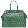 ゴヤール GOYARD アーディ PM グリーン ゴヤールディンキャンバス デシーズトリヨンレザー トートバッグ シルバー金具 緑 ヘリンボーン柄