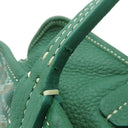 ゴヤール GOYARD アーディ PM グリーン ゴヤールディンキャンバス デシーズトリヨンレザー トートバッグ シルバー金具 緑 ヘリンボーン柄