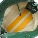 ゴヤール GOYARD アーディ PM グリーン ゴヤールディンキャンバス デシーズトリヨンレザー トートバッグ シルバー金具 緑 ヘリンボーン柄