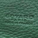 ゴヤール GOYARD アーディ PM グリーン ゴヤールディンキャンバス デシーズトリヨンレザー トートバッグ シルバー金具 緑 ヘリンボーン柄