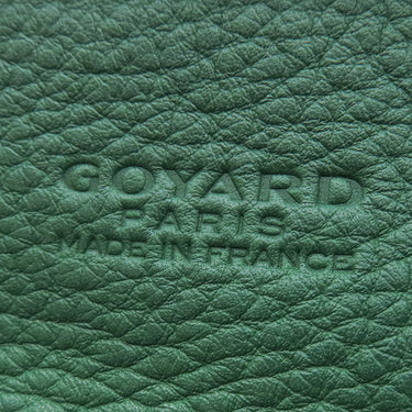 ゴヤール GOYARD アーディ PM グリーン ゴヤールディンキャンバス デシーズトリヨンレザー トートバッグ シルバー金具 緑 ヘリンボーン柄