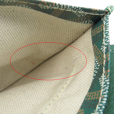 ゴヤール GOYARD アーディ PM グリーン ゴヤールディンキャンバス デシーズトリヨンレザー トートバッグ シルバー金具 緑 ヘリンボーン柄