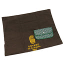 ゴヤール GOYARD アーディ PM グリーン ゴヤールディンキャンバス デシーズトリヨンレザー トートバッグ シルバー金具 緑 ヘリンボーン柄