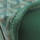 ゴヤール GOYARD アーディ PM グリーン ゴヤールディンキャンバス デシーズトリヨンレザー トートバッグ シルバー金具 緑 ヘリンボーン柄