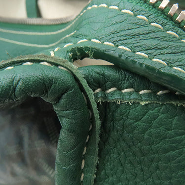 ゴヤール GOYARD アーディ PM グリーン ゴヤールディンキャンバス デシーズトリヨンレザー トートバッグ シルバー金具 緑 ヘリンボーン柄