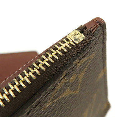 ルイヴィトン LOUIS VUITTON ポルトフォイユ ヴィクトリーヌ M62472 モノグラム モノグラムキャンバス 三つ折り財布 ゴールド金具 茶 コンパクト