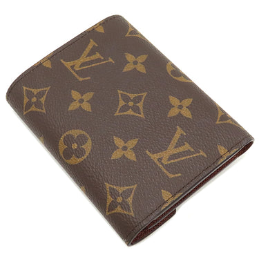 ルイヴィトン LOUIS VUITTON ポルトフォイユ ヴィクトリーヌ M62472 モノグラム モノグラムキャンバス 三つ折り財布 ゴールド金具 茶 コンパクト