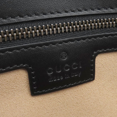 グッチ GUCCI GGマーモント キルティング スモールバッグ 443497 ブラック レザー ショルダーバッグ ヴィンテージ金具 黒 チェーンショルダー