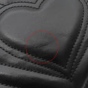 グッチ GUCCI GGマーモント キルティング スモールバッグ 443497 ブラック レザー ショルダーバッグ ヴィンテージ金具 黒 チェーンショルダー