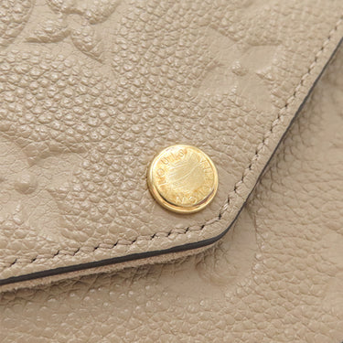 ルイヴィトン LOUIS VUITTON ポシェット フェリシー M68697 トゥルトレール モノグラムアンプラント チェーンウォレット ゴールド金具 ベージュ チェーンショルダー