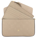 ルイヴィトン LOUIS VUITTON ポシェット フェリシー M68697 トゥルトレール モノグラムアンプラント チェーンウォレット ゴールド金具 ベージュ チェーンショルダー