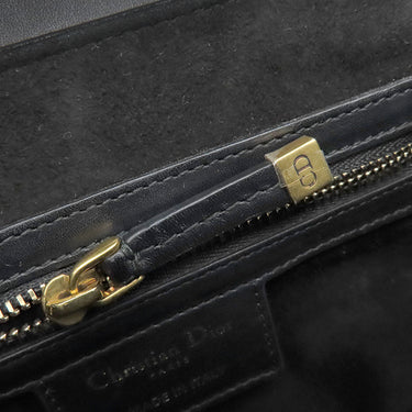 クリスチャン・ディオール Christian Dior サドルバッグ M0446CWGH ブラック レザー ショルダーバッグ ゴールド金具 黒 肩掛け