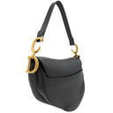 クリスチャン・ディオール Christian Dior サドルバッグ M0446CWGH ブラック レザー ショルダーバッグ ゴールド金具 黒 肩掛け