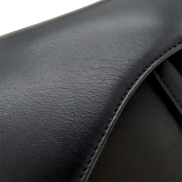 クリスチャン・ディオール Christian Dior サドルバッグ M0446CWGH ブラック レザー ショルダーバッグ ゴールド金具 黒 肩掛け