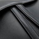 クリスチャン・ディオール Christian Dior サドルバッグ M0446CWGH ブラック レザー ショルダーバッグ ゴールド金具 黒 肩掛け