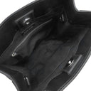 バレンシアガ BALENCIAGA ショッピング トート XXS 597858 ブラック レザー 2WAYバッグ シルバー金具 黒 ハンドバッグ ショルダー