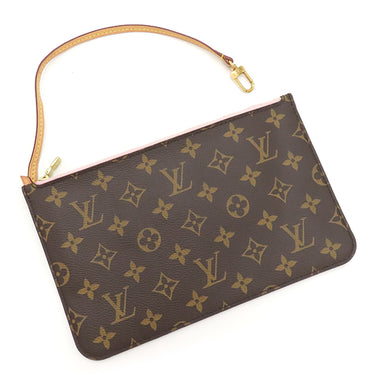 ルイヴィトン LOUIS VUITTON ネヴァーフルMM M50366 ローズバレリーヌ モノグラムキャンバス トートバッグ ゴールド金具 茶 ピンク