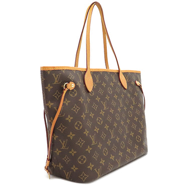 ルイヴィトン LOUIS VUITTON ネヴァーフルMM M50366 ローズバレリーヌ モノグラムキャンバス トートバッグ ゴールド金具 茶 ピンク