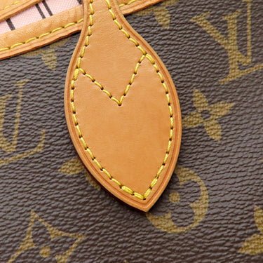 ルイヴィトン LOUIS VUITTON ネヴァーフルMM M50366 ローズバレリーヌ モノグラムキャンバス トートバッグ ゴールド金具 茶 ピンク
