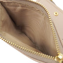 プラダ PRADA ダブルジップ ウオレット 1ML024 CIPLIA サフィアーノレザー 二つ折り財布 ゴールド金具 ピンクベージュ SAFFIANO METAL