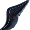 グッチ GUCCI GG コインウォレット ブルー インテリア 768244 FACQC 9441 ベージュ×ブルー GGスプリームキャンバス レザー 二つ折り財布 シルバー金具 紺