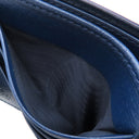 グッチ GUCCI GG コインウォレット ブルー インテリア 768244 FACQC 9441 ベージュ×ブルー GGスプリームキャンバス レザー 二つ折り財布 シルバー金具 紺