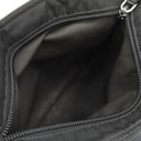 プラダ PRADA 三角ロゴ BT0420 ブラック ナイロン レザー ショルダーバッグ 黒 マチ無し
