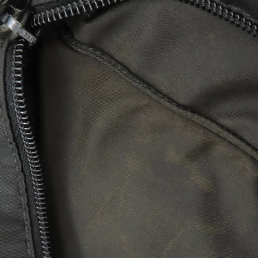 プラダ PRADA 三角ロゴ BT0420 ブラック ナイロン レザー ショルダーバッグ 黒 マチ無し