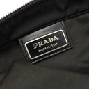 プラダ PRADA 三角ロゴ BT0420 ブラック ナイロン レザー ショルダーバッグ 黒 マチ無し