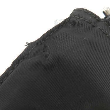 プラダ PRADA 三角ロゴ BT0420 ブラック ナイロン レザー ショルダーバッグ 黒 マチ無し