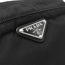 プラダ PRADA 三角ロゴ BT0420 ブラック ナイロン レザー ショルダーバッグ 黒 マチ無し